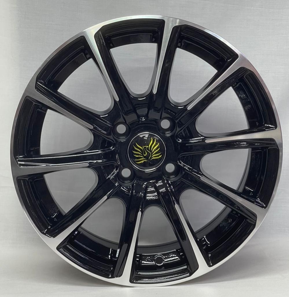 Replica 2686 6.5x15/4x100 D67.1 ET35 черный, серебристый