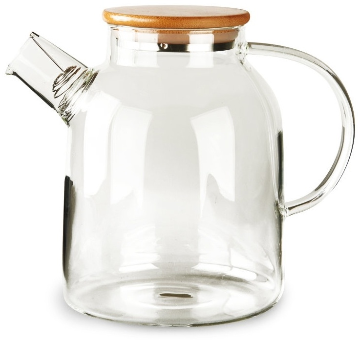 Чайник CnGlass Стекло-Бамбук 700223S 1.7 л, стекло