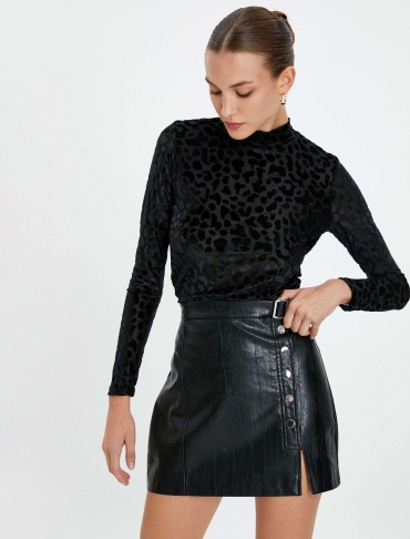 Лонгслив Koton черный