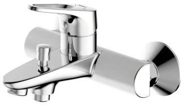 Смеситель для ванны с душем BRAVAT Drop-D F648162C-01, однозахватный