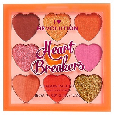 I Heart Revolution тени рассыпчатые Heart Breakers Fiery