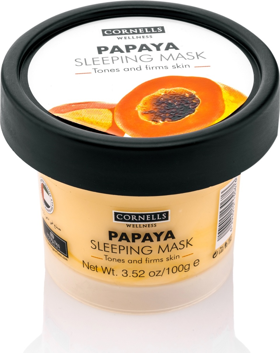 Маска для лица Cornells крем, ночная Papaya 100 мл