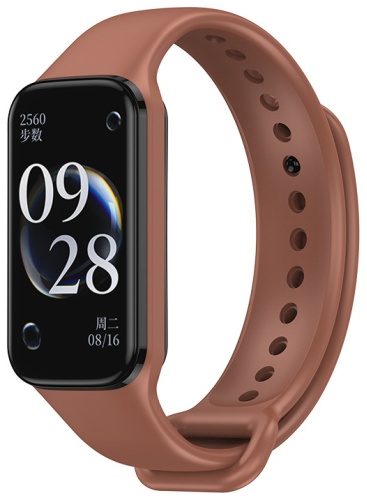 Ремешок MindStore для Redmi Smart Band 2, Smart Band 8 Active коричневый