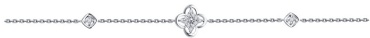 SOKOLOV BRA-SO-585-0445780-17 длина 17 см, вес 1.28 г золото, плетение фантазийное