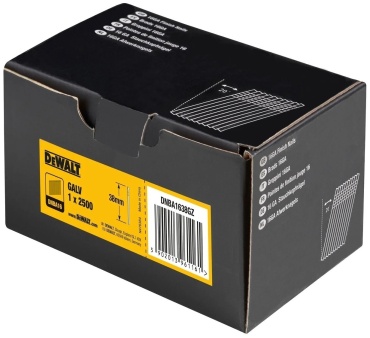 DeWALT гвозди для нейлера DNBA1638GZ 2500 шт