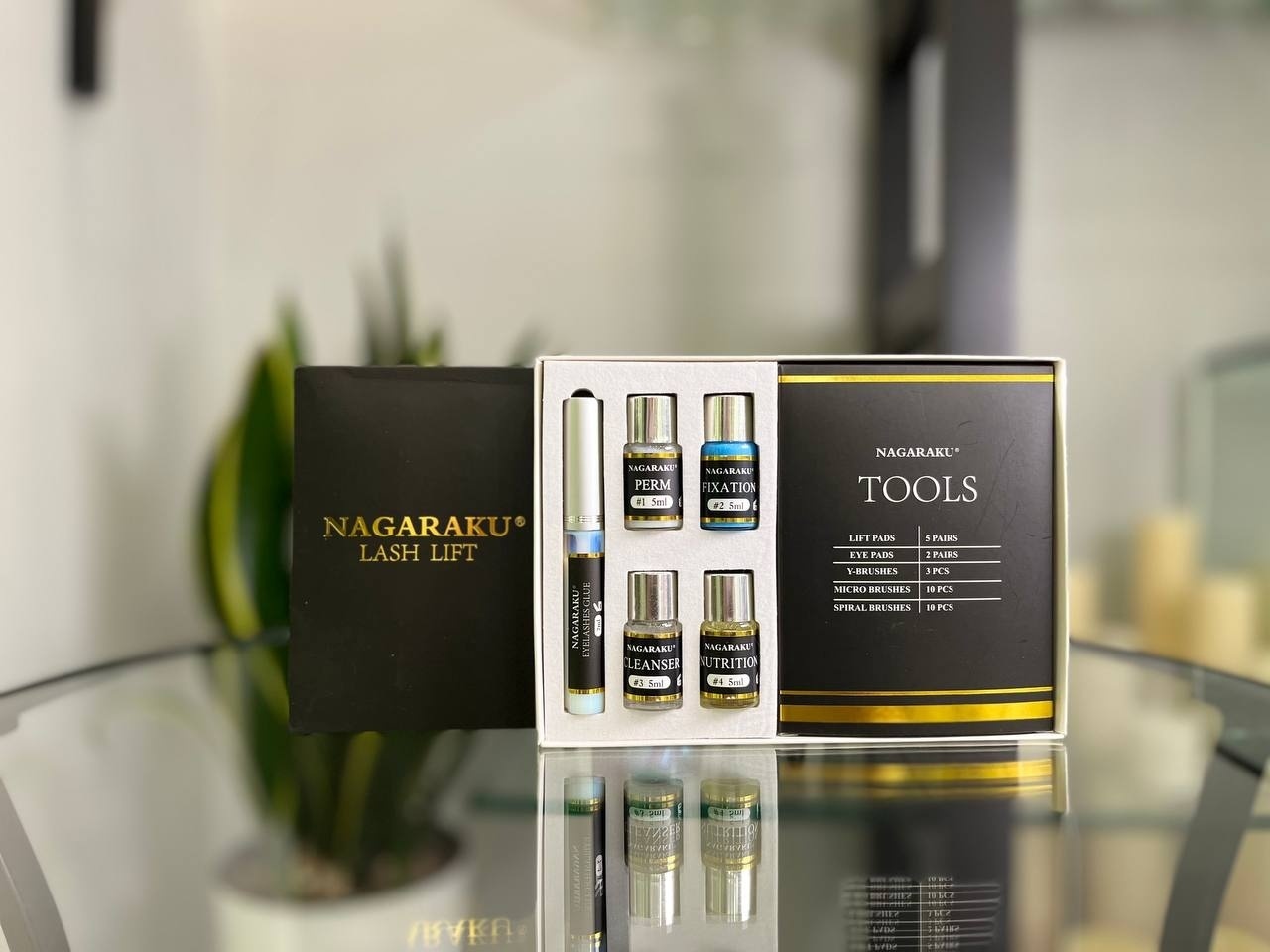 NAGARAKU состав для ламинирования для ресниц Kalibri Shop Nagaraku набор для ламинирования ресниц 20 мл
