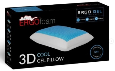 Ортопедическая подушка Ergo Foam 40x60 см, мемориформ
