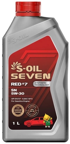 Синтетическое S-OIL Red #7 5W-30 1 л