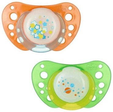Набор пустышек Chicco Chicco: Пустышка силикон Physio Air 4+ 2 шт нейтральная 8058664058877, 2 шт, мультиколор
