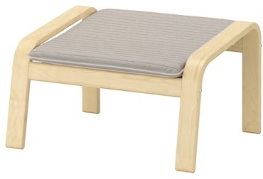 Пуф IKEA 492.446.62, 68x54x39 см, бежевый