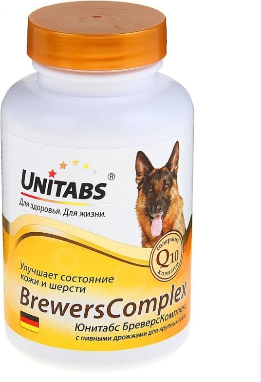 Купить Unitabs BrewersComplex витамины для крупных собак 100 таблеток в ...