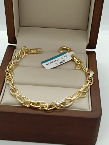 Italian Gold 74643 длина 18 см, вес 3.58 г золото, плетение отсутствует