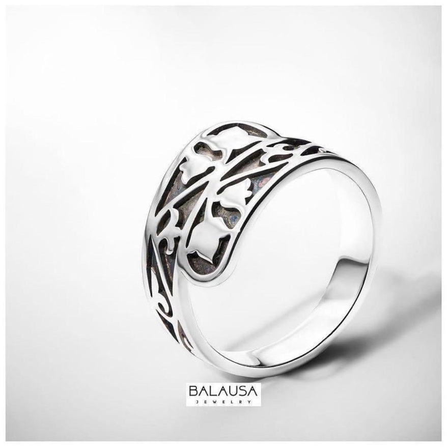 Balausa Jewelry ZH012 размер 18.5 вес 5.04 г серебро, без вставок