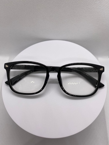 Elite Optical N.K.Karl для компьютера Готовые очки для компьютера с футляром (348) и салфеткой (стильные очки) черный -4.25