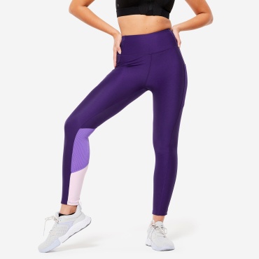 Леггинсы Decathlon фиолетовый