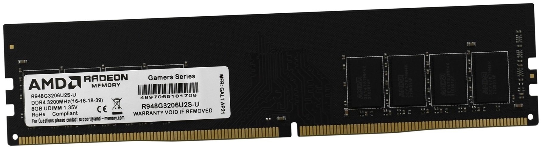 Оперативная память AMD R9 Gamers Series R948G3206U2S-U 8GB