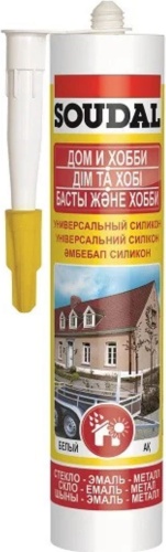 Герметик Soudal Универсальный, цвет белый 280 мл