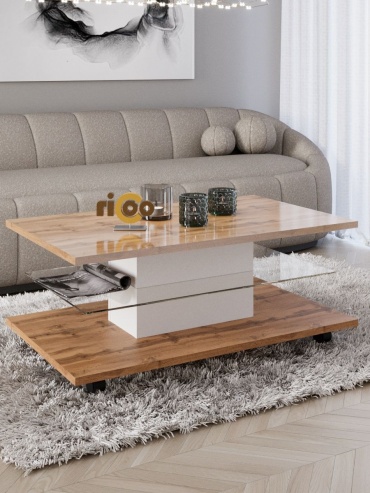 Журнальный столик HOFF классический Ricco, 100x60x40 см, коричневый