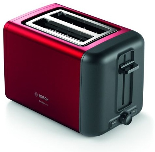 Тостер Bosch TAT3P424 красный, черный