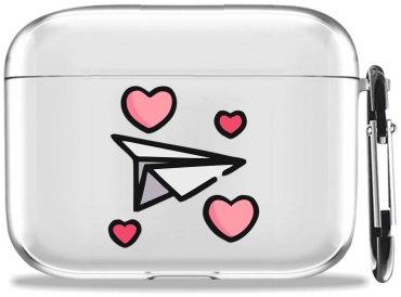 Чехол Mcover для Apple AirPods Pro 2 прозрачный