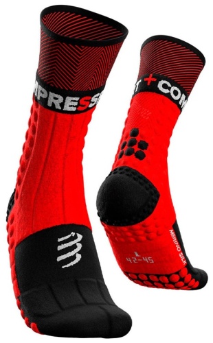 Носки Compressport 1 пара красный T1 (34-36)