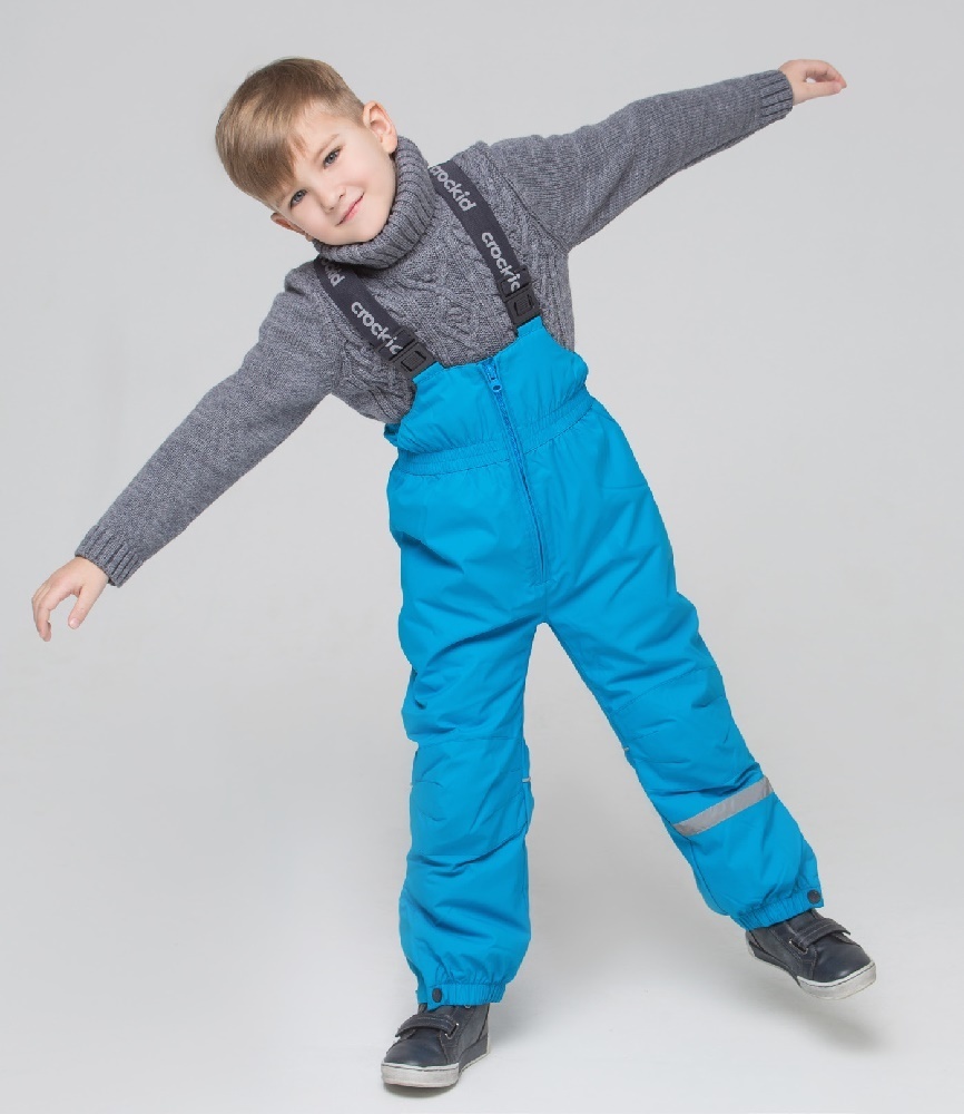 Комбинезон с брюками Crockid синий