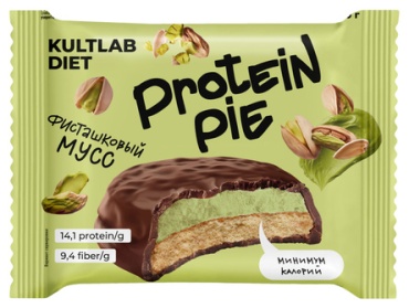 KULTLAB печенье Protein Pie фисташковый мусс 1 шт