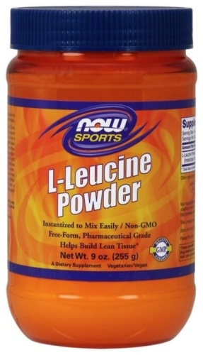 NOW L-Leucine Powder нейтральный 255 г