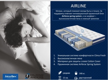 Матрас bicoflex air pulse