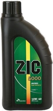 Полусинтетическое ZIC 5000 10W-40 1 л
