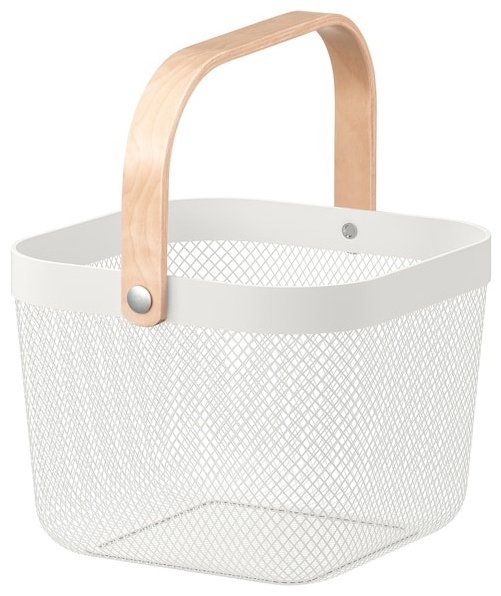 IKEA корзина универсальная 26x26x18 см, сталь