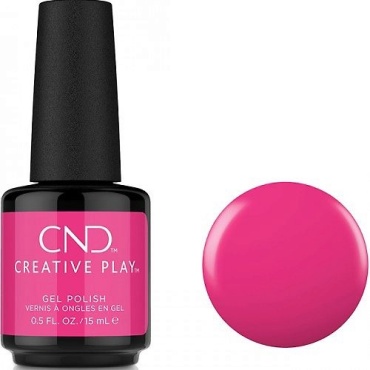 CND гель-лак CREATIVE PLAY GEL MAGENTA POP №523 глянцевое 15 мл