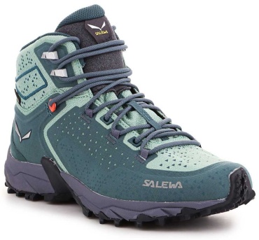 Треккинговые ботинки SALEWA зеленый