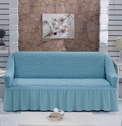 Ayat Textile дивандек для дивана GL00137 голубой 215 см