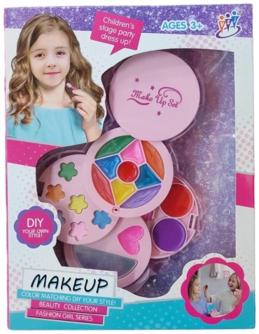 YSJ Make Up set глиттер, помада, тени 3+