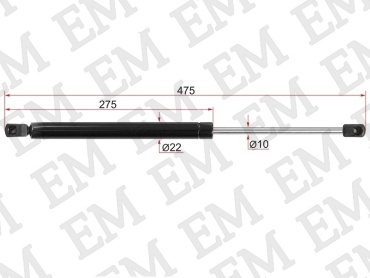 EM E-ST-81770-2B001-M для Hyundai Santa Fe 2006-2012 черный
