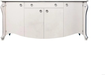 Комод Молодечномебель Луиза, 103.90x40x52.6 см, белый