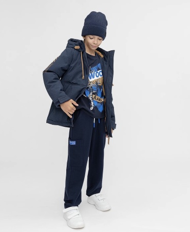 Повседневные брюки Button Blue синий