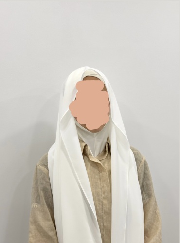 Шарф Hidjab style шифон 150 x 80 см