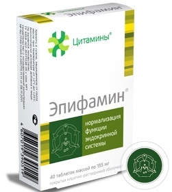 Цитамины Эпифамин 155 мг 40 таблеток
