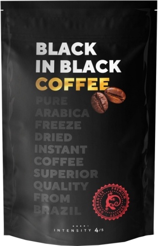 Кофе растворимый Black in Black Pure Arabica сублимированный 75 г