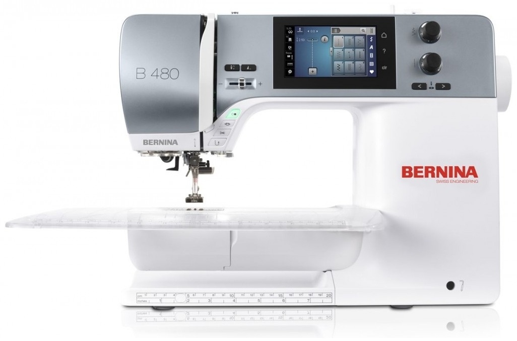 Швейная машина Bernina B 480 белый, серый