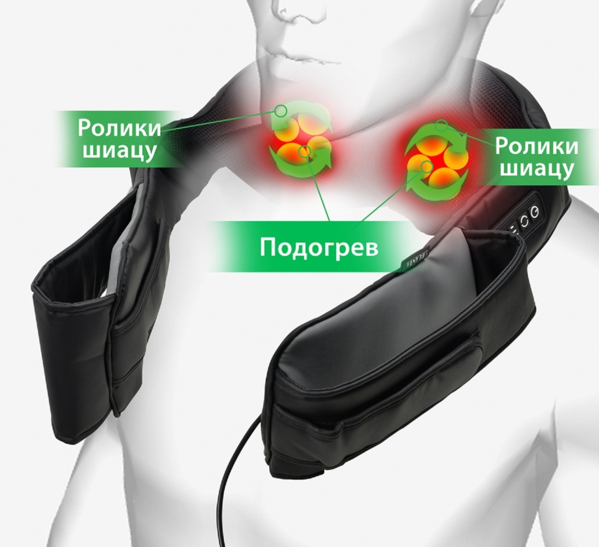 Массажер Planta MSH-500B Shiatsu Master воротник вибрационный
