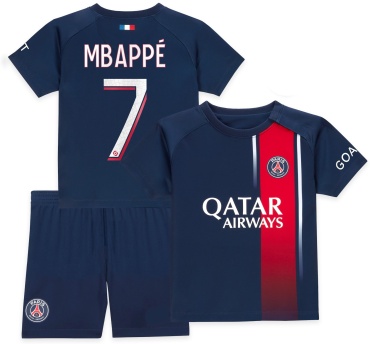 Комплект ФК Пари Сен-Жермен Mbappe синий 134-140