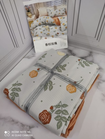 Комплект FOR YOU New Day 2-спальный хлопок, муслин, 2 наволочки: 50x70 см