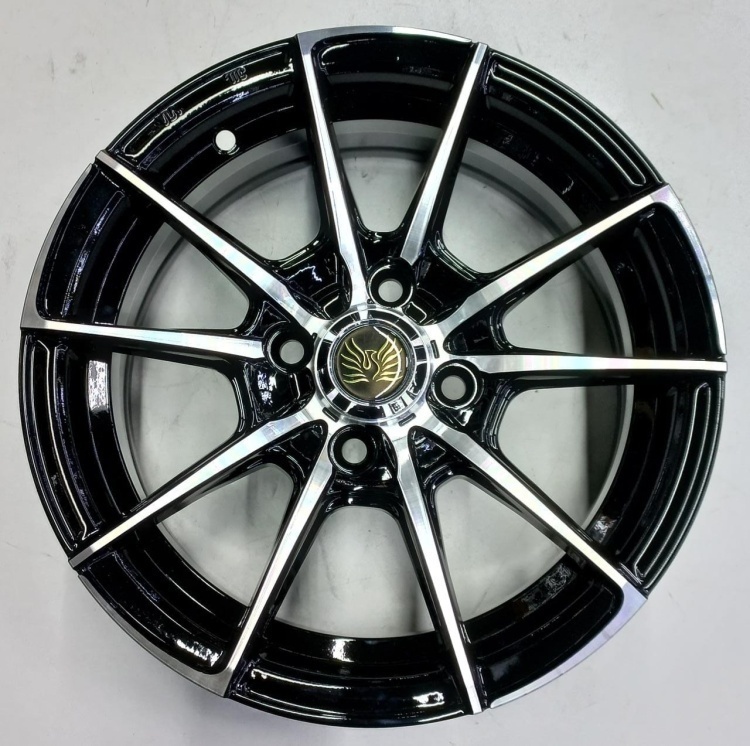 Wheels 3367 6x14/4x100 D67.1 ET33 черный, серебристый