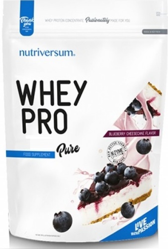 Nutriversum Whey Pro, NUTRIVERSUM чизкейк, голубика 700 г