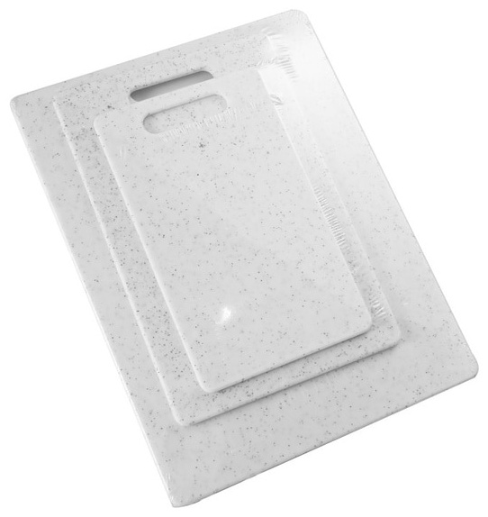 Hxkitchen набор разделочных досок 98475008 3 шт, пластик, мрамор