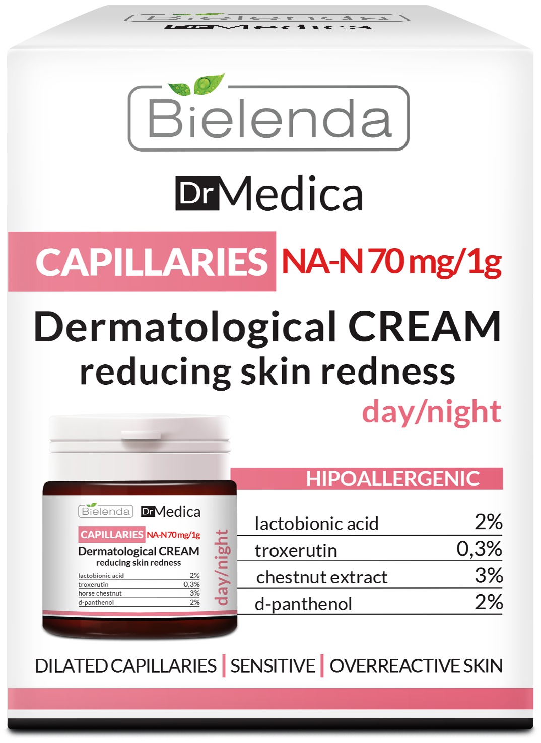 Bielenda крем Dк Mesdica Capillary Skin для лица 50 мл