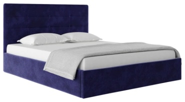 Кровать Araily Home AH160-01 , 160x200 см, без матраса, черный, белый, серый, красный, синий, фиолетовый, золотой